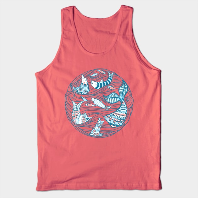 Sea Circle Tank Top by annapaff